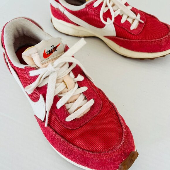 Nike Sz 8 Waffle Suede Debut Vintage Low Women Running Sneakers Tennis Shoes - Picture 8 of 9
